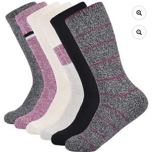 Lucky Brand Women's 6-Pair Shoe Size: 5-10 Super Soft Yarn Cozy Boot Socks- NWT